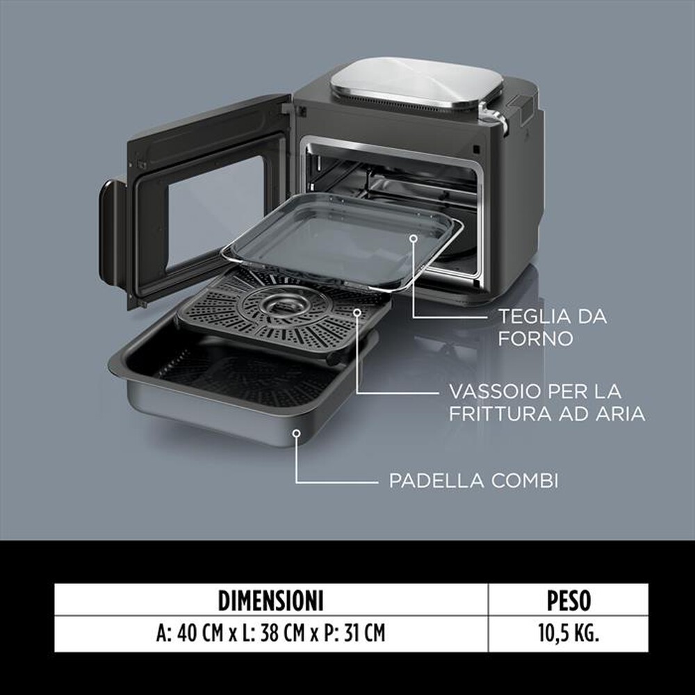 "NINJA - Fornetto elettrico COMBI COOKER NINJA SFP700EU-Grigio"