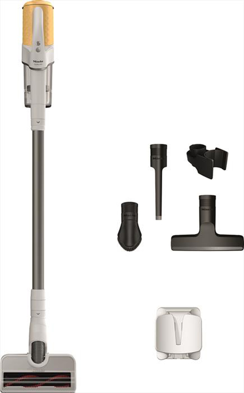 "MIELE - Scopa elettrica DUOFLEX HX1-Bianco, Giallo"