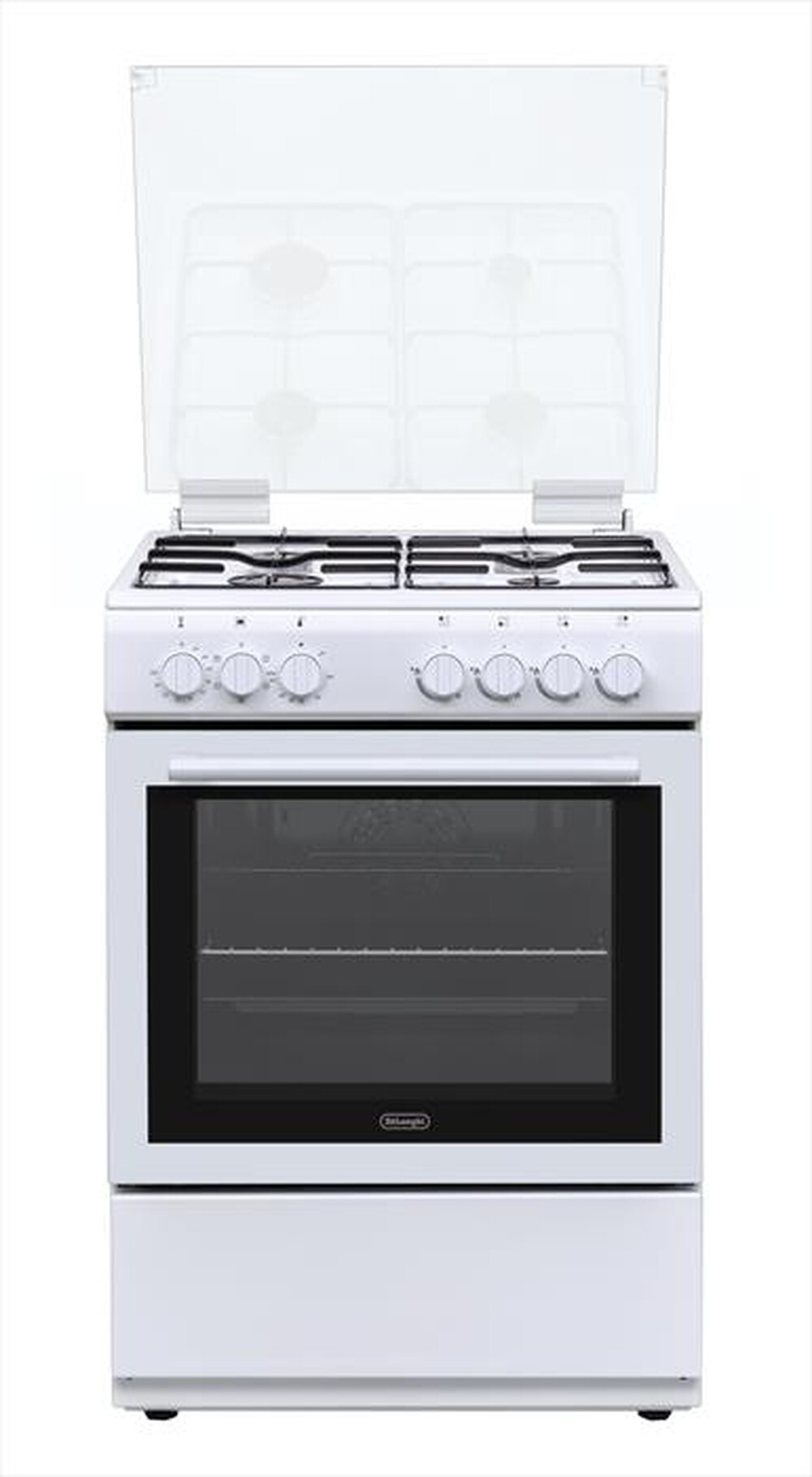 "DE LONGHI - Cucina a gas DL664EW Classe A-Bianco"