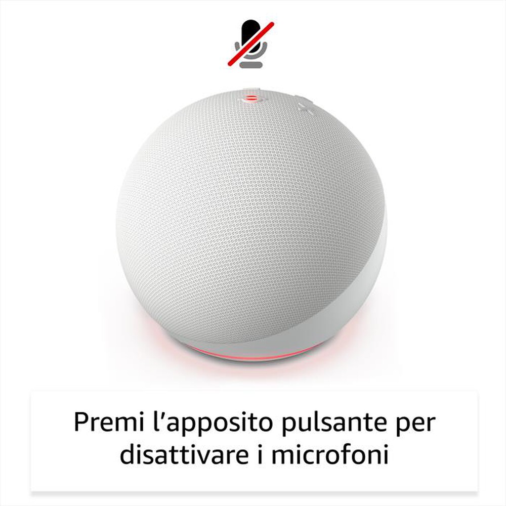 "AMAZON - Speaker ECHO DOT 5 GENERAZIONE-Bianco ghiaccio"