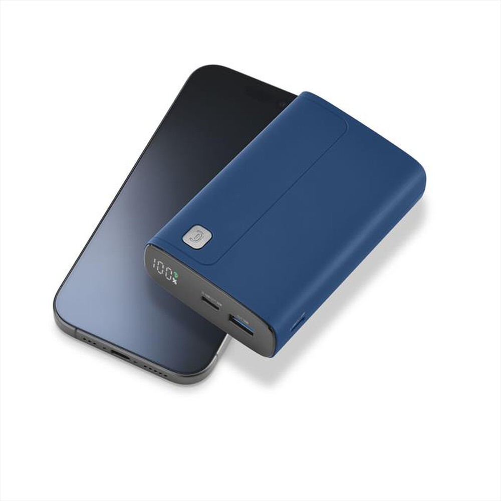Immagine del prodotto CELLULARLINE - Caricabatterie Portatile PBDISPL01PD20000B-Blu