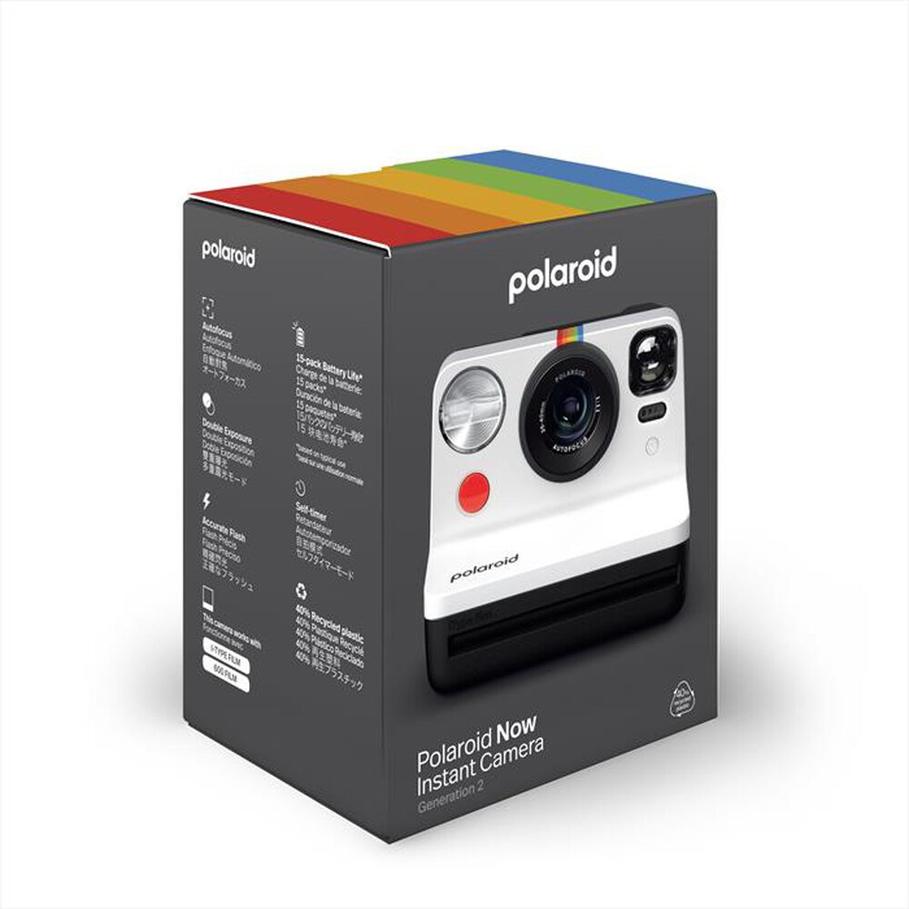 "POLAROID - Macchina fotografica sviluppo istantaneo NOW GEN 2-Panda"