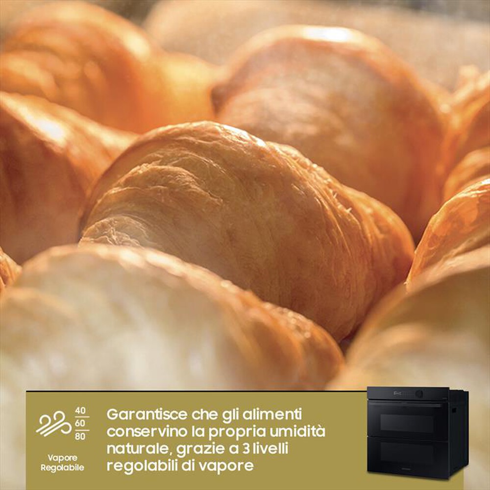 Immagine del prodotto SAMSUNG - Forno incasso elettrico NV7B5760WBK/U5 Classe A+-VETRO NERO