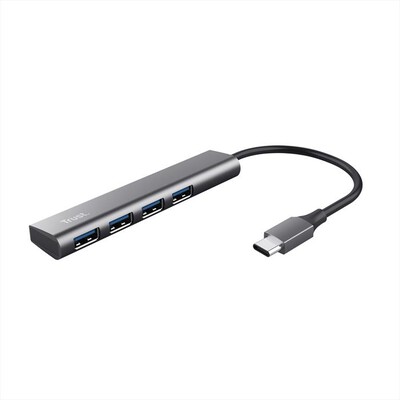 TRUST - HALYX 4-PORT USB-C HUB-Grey