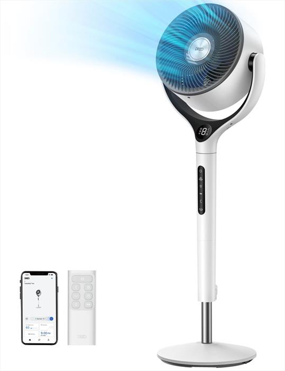Immagine del prodotto DREO - Ventilatore a piantana TURBOPOLY FAN 565S-bianco
