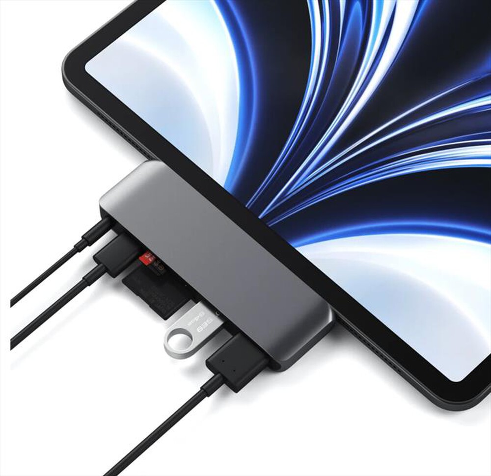 "SATECHI - USB-C MOBILE PRO HUB SD-grigio"