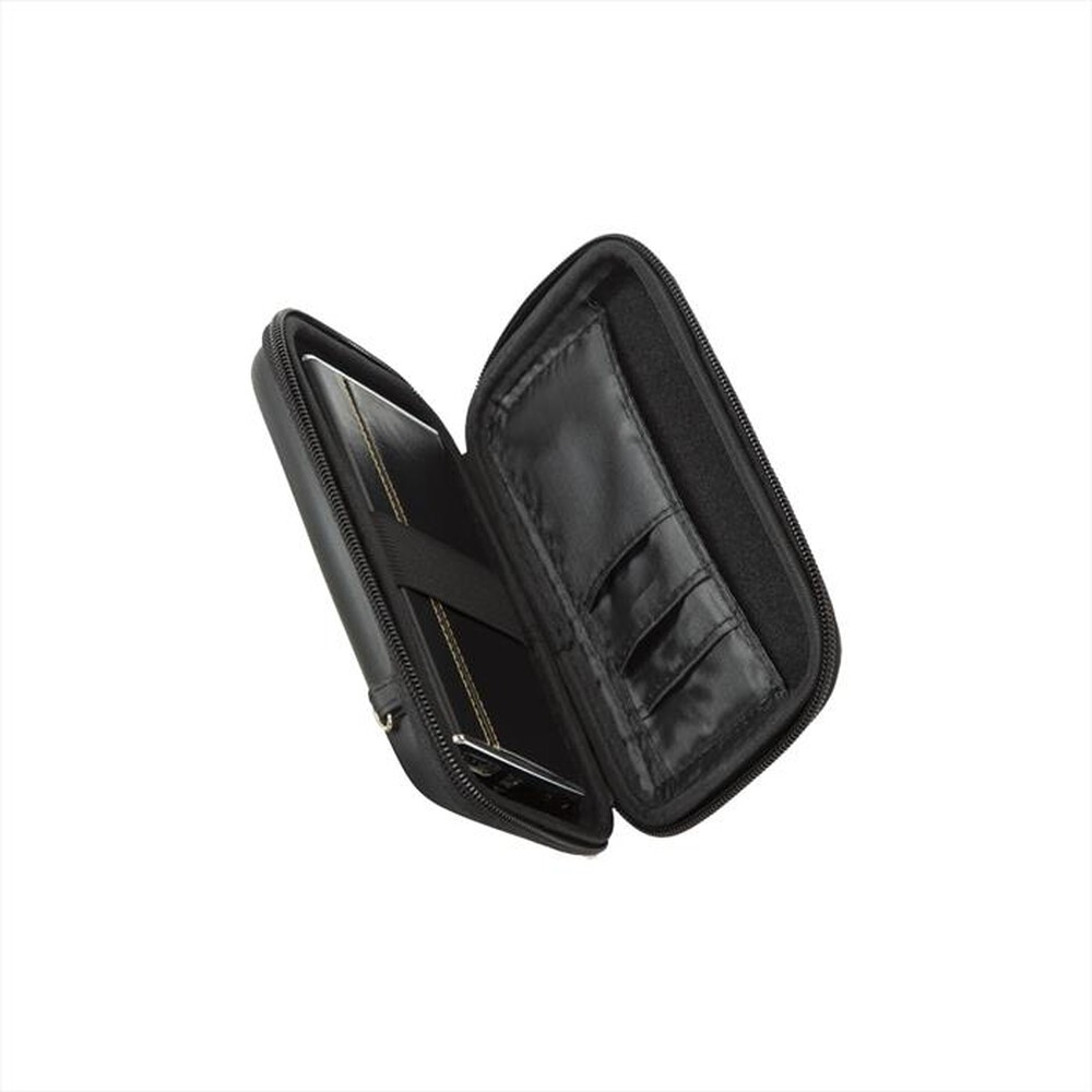 "RIVACASE - 9102 CUSTODIA PER HARDISK/GPS NERO IN SEMILPELLE-Nero"