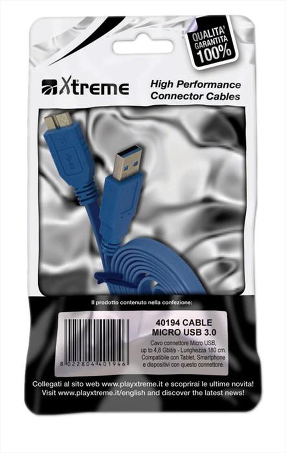 "XTREME - 40194 - Cavo da USB to MicroUSB"
