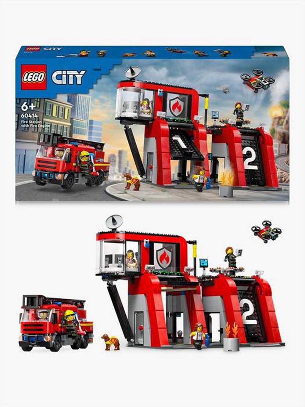 Immagine del prodotto LEGO - CITY Fire Caserma dei pompieri e autopompa 60414