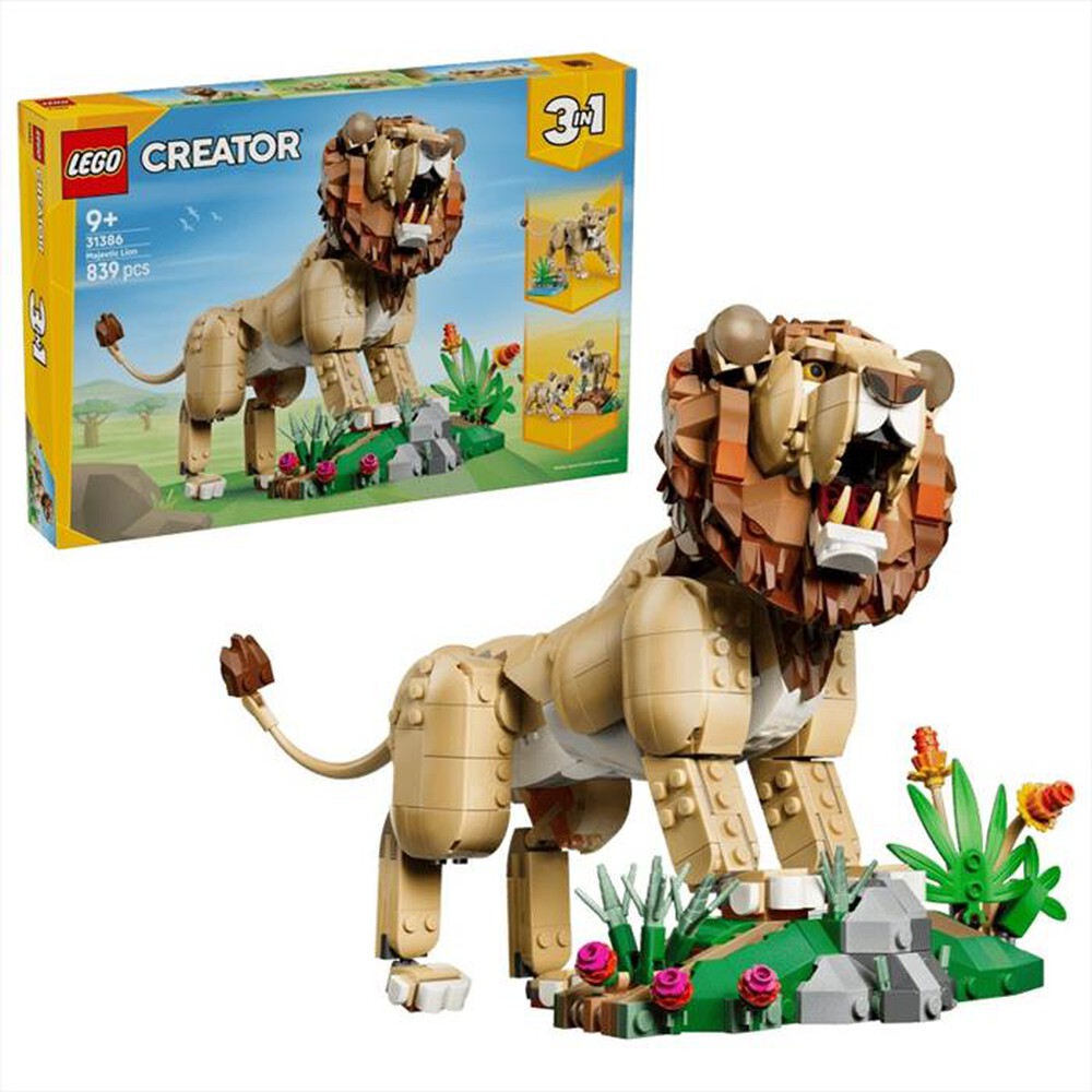 Immagine del prodotto LEGO - CREATOR Animali selvatici: Leone Maestoso - 31386-Multicolore
