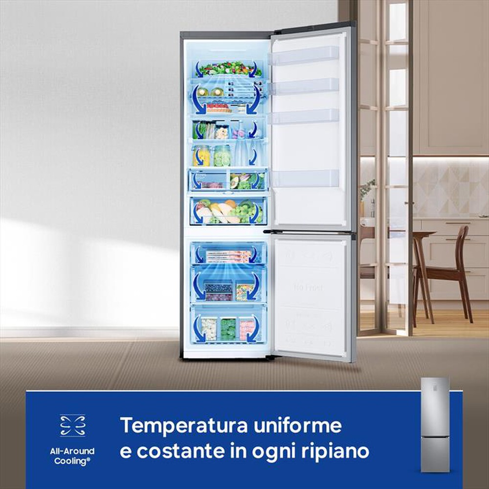 Immagine del prodotto SAMSUNG - Frigorifero combinato RB38C676CS9/EF ClasseC 390lt-METAL INOX