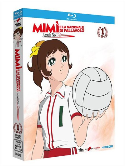 Anime Factory - Mimi' E La Nazionale Di Pallavolo #01 (4 Blu-Ray)