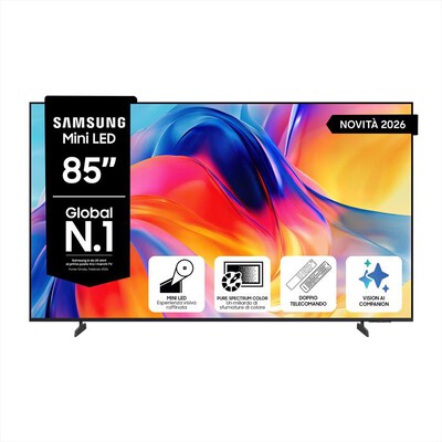 SAMSUNG - Smart TV Mini LED 4K AI 85" UE85M70HAUXZT-Titan Gray