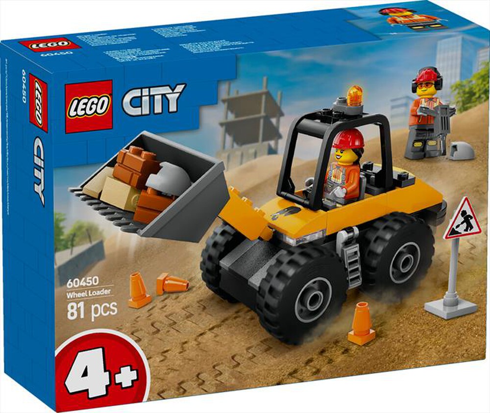 Immagine del prodotto LEGO - CITY GREAT VEHICLES Pala gommata gialla 60450