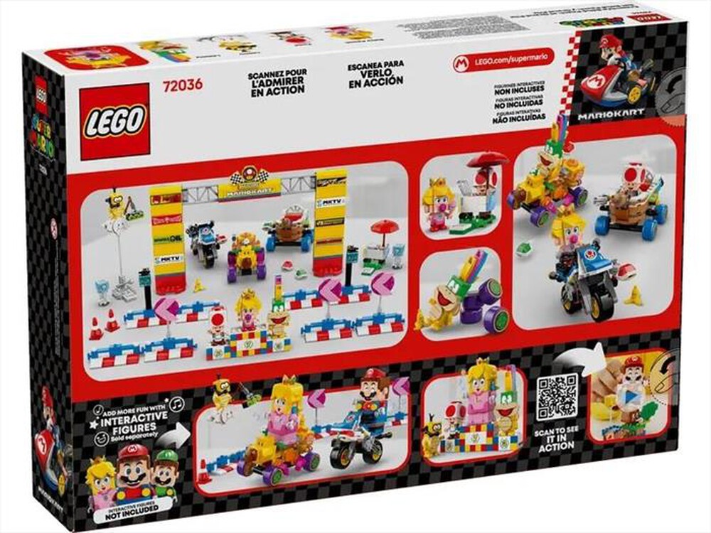 "LEGO - SUPER MARIO Mario Kart: Pack Baby Peach - 72036-Multicolore"