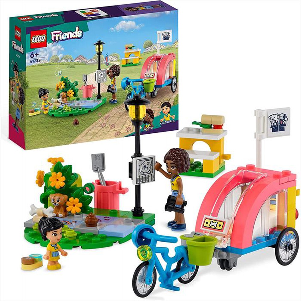 "LEGO - FRIENDS Bici di soccorso dei cani - 41738-Multicolore"