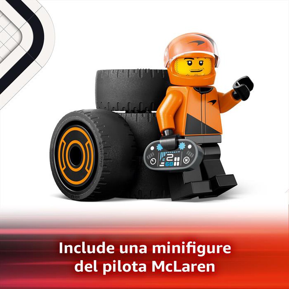 Immagine del prodotto LEGO - CITY FORMULA 1 Pilota e monoposto McLaren F1 60442