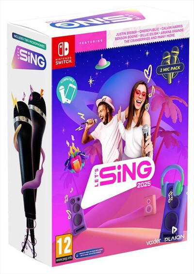KOCH MEDIA - LET'S SING 2025 INTERNATIONAL VERSION [+ 2 MICS]-colore