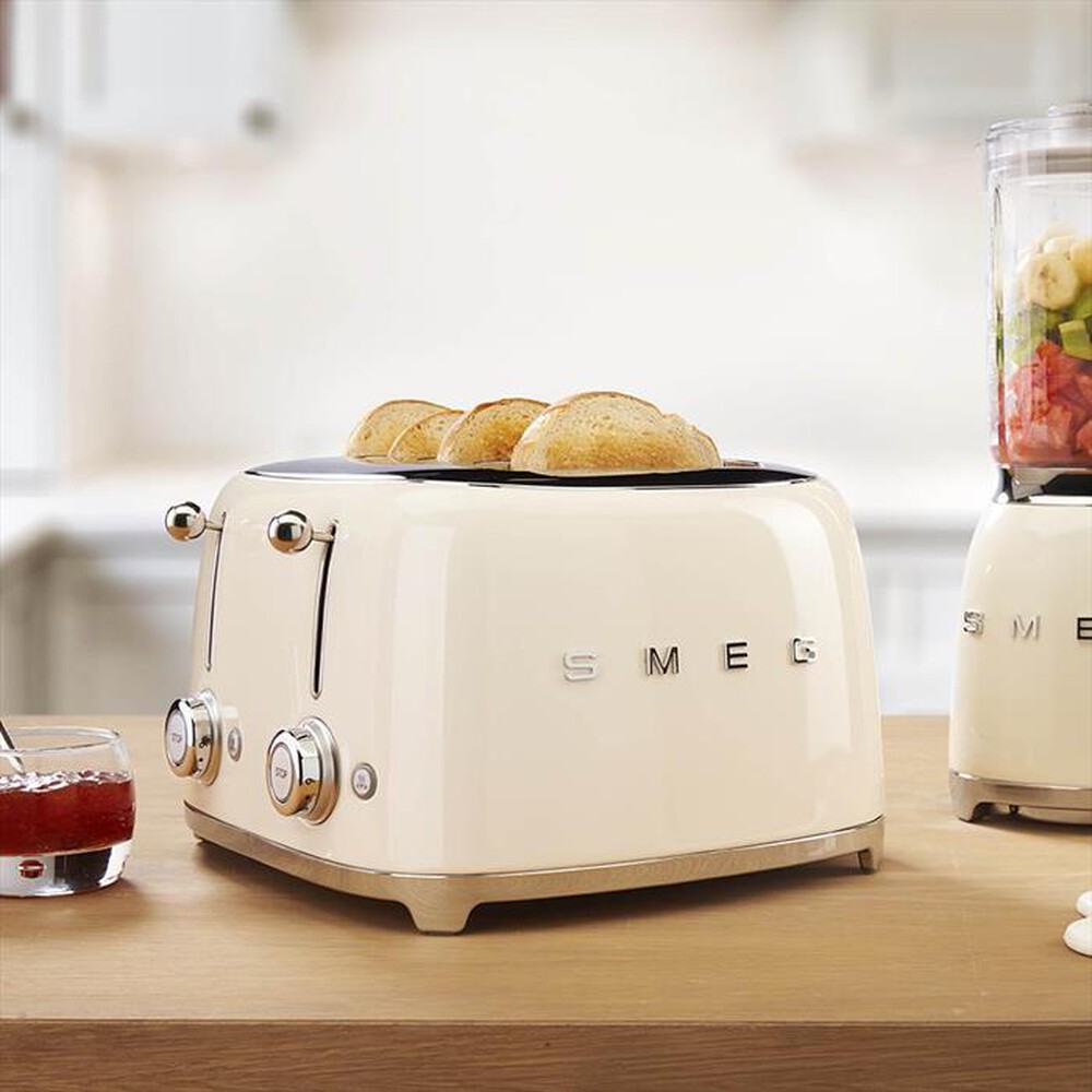 "SMEG - Tostapane 50's Style 4x4 fette – TSF03CREU-panna"