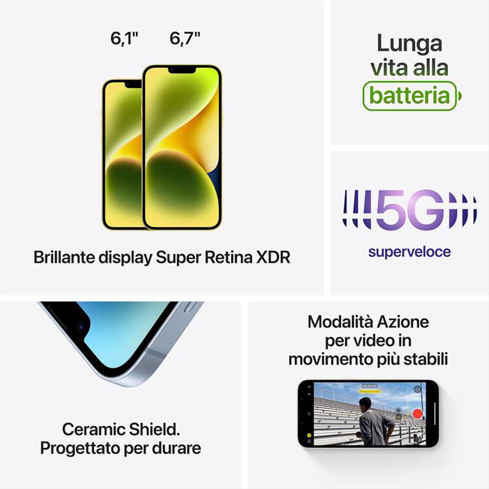 "APPLE - iPhone 14 Plus 128GB-Giallo"