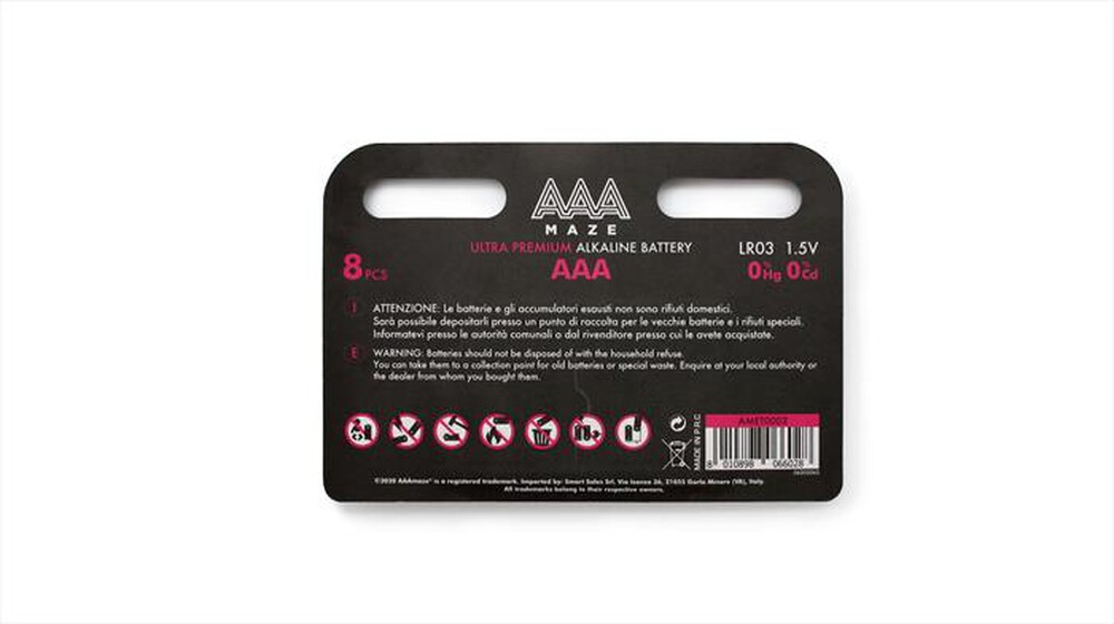 "AAAMAZE - PILE AAA ULTRAPREMIUM ALKALINE"