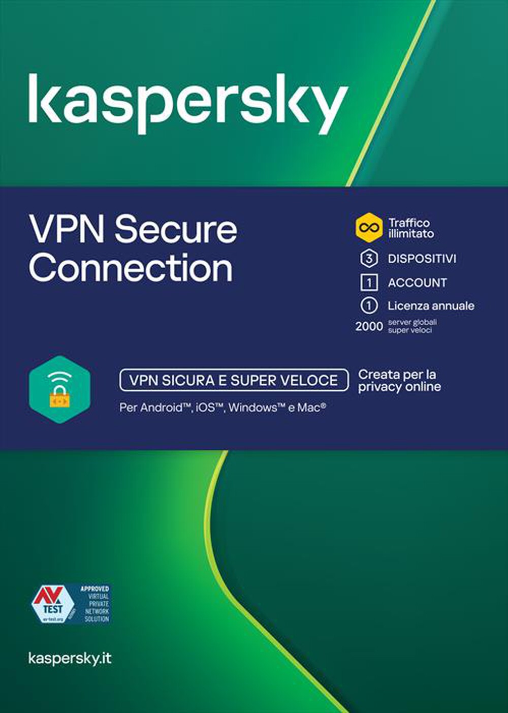 Immagine del prodotto KASPERSKY - SeC2 3device 1anno