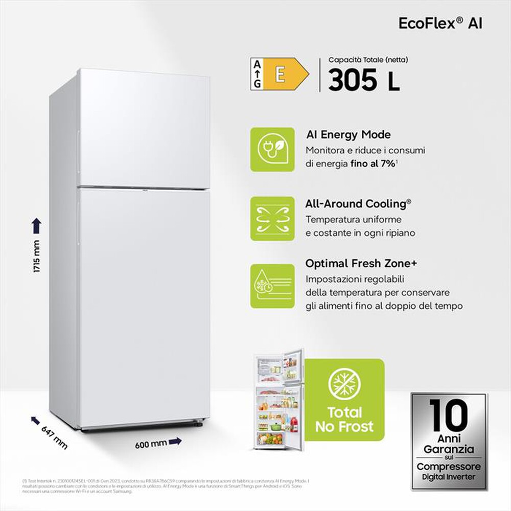 Immagine del prodotto SAMSUNG - RT31CG5624WWES-Bianco
