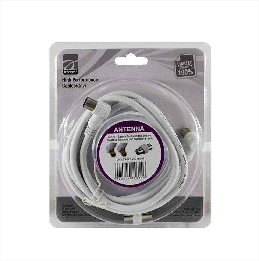 Immagine del prodotto XTREME - CAVO ANTENNA AD ANGOLO-BIANCO