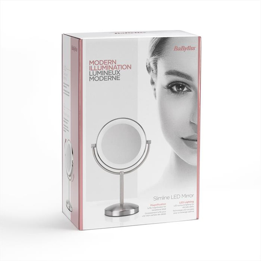 "BABYLISS - Specchio beauty 9437E-Argento"