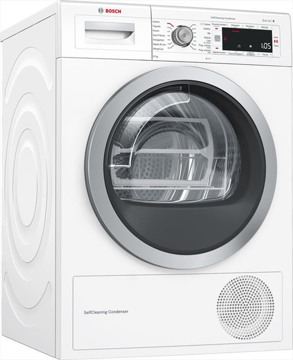 "BOSCH - Asciugatrice WTW87568II - 8 Kg - A+++-Bianco"