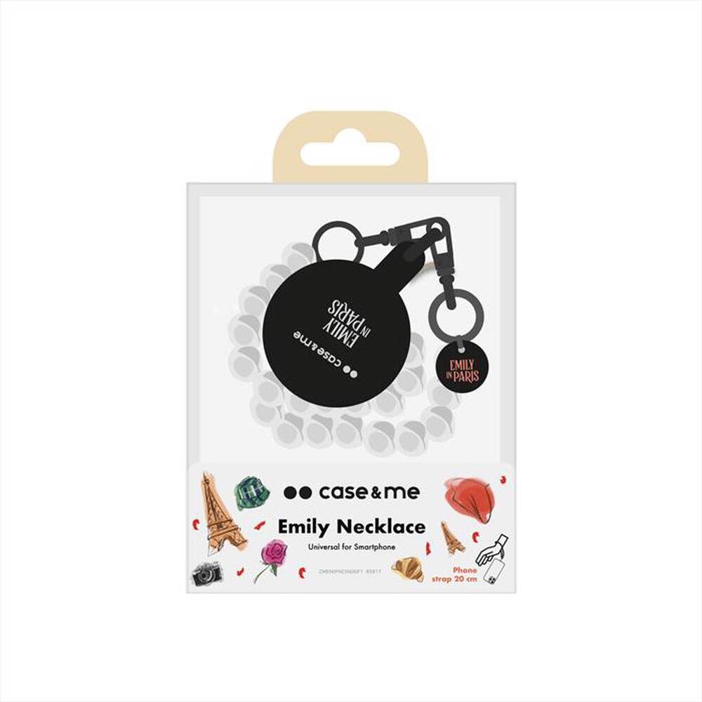 "CASEME - Laccio per telefono Emily in Paris CMEMIPNCHAINF1-Pattern"