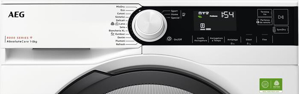 Immagine del prodotto AEG - Asciugatrice TR8BGH38YA 8Kg Classe A-Bianco