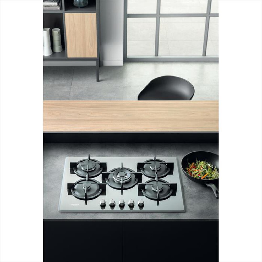 Immagine del prodotto HOTPOINT ARISTON - Piano cottura a gas HAGD 72S/ICE 5 fuochi 73cm