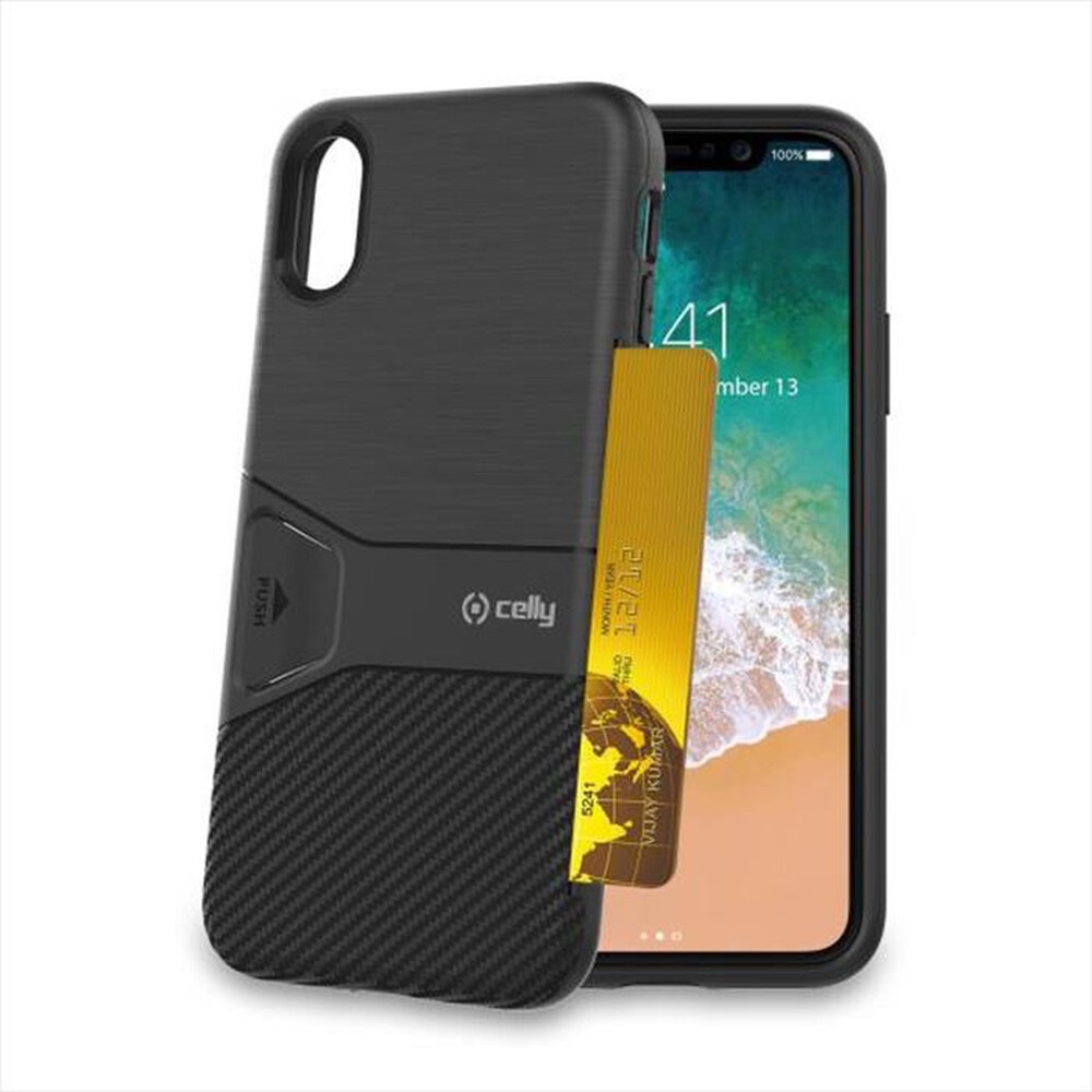 "CELLY - POCKET900BK-Nero/TPU"