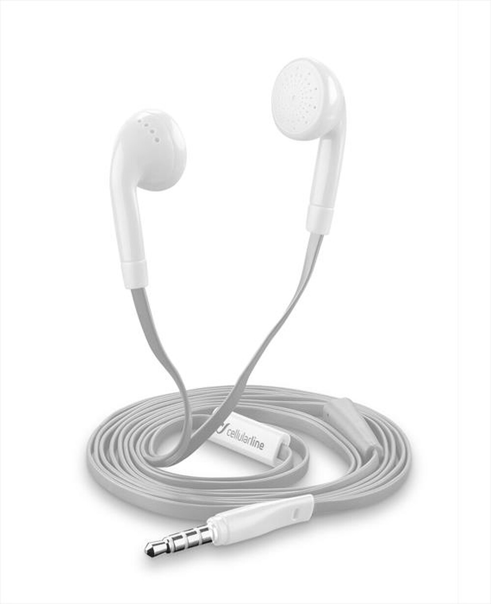 "CELLULARLINE - Butterfly - Auricolare classico con microfono-Bianco"