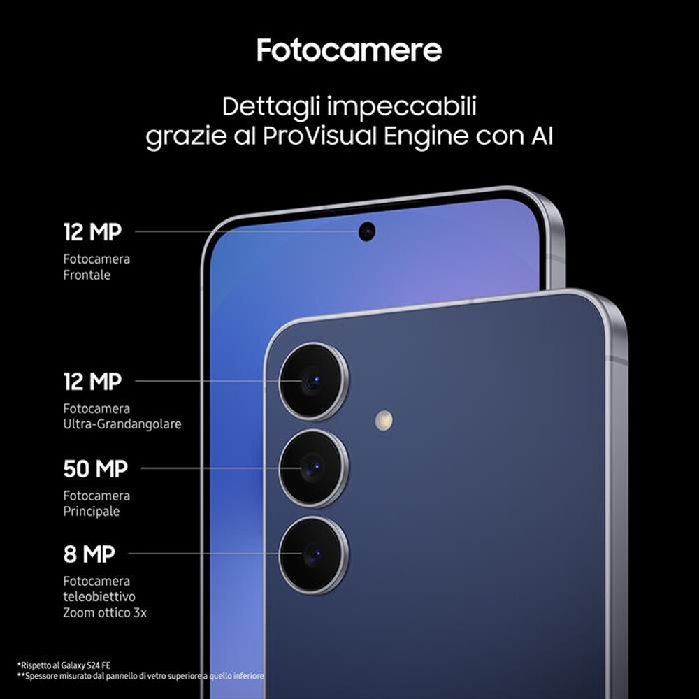 Immagine del prodotto SAMSUNG - Galaxy S25 FE 8+256GB-Icy Blue