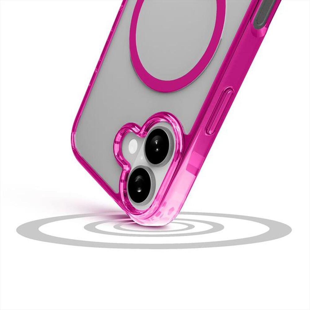 Immagine del prodotto CELLULARLINE - Custodia ICONIC MAG per IPHONE 17-Rosa, Trasparente