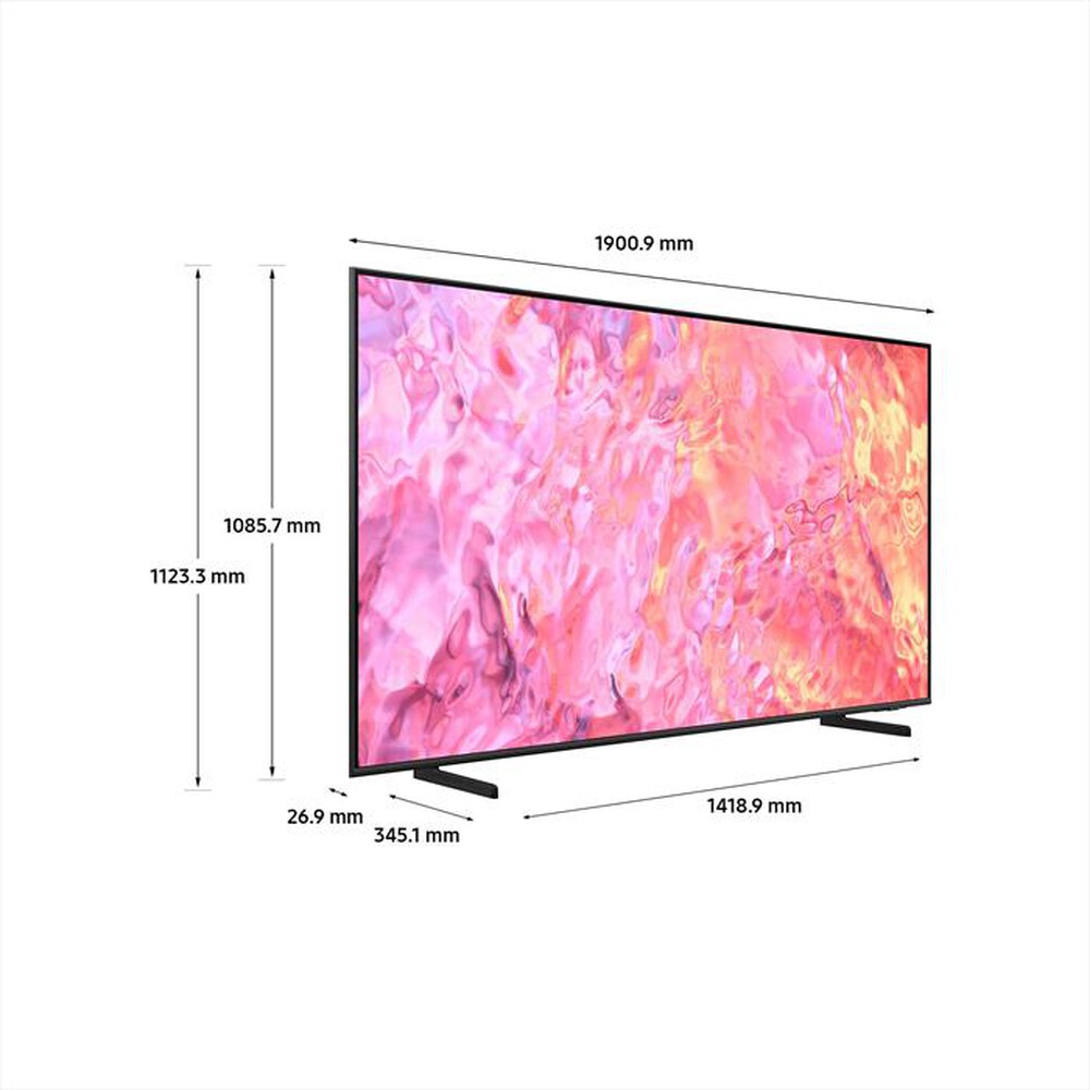 "SAMSUNG - Smart TV Q-LED UHD 4K 85\" QE85Q60CAUXZT-Black"