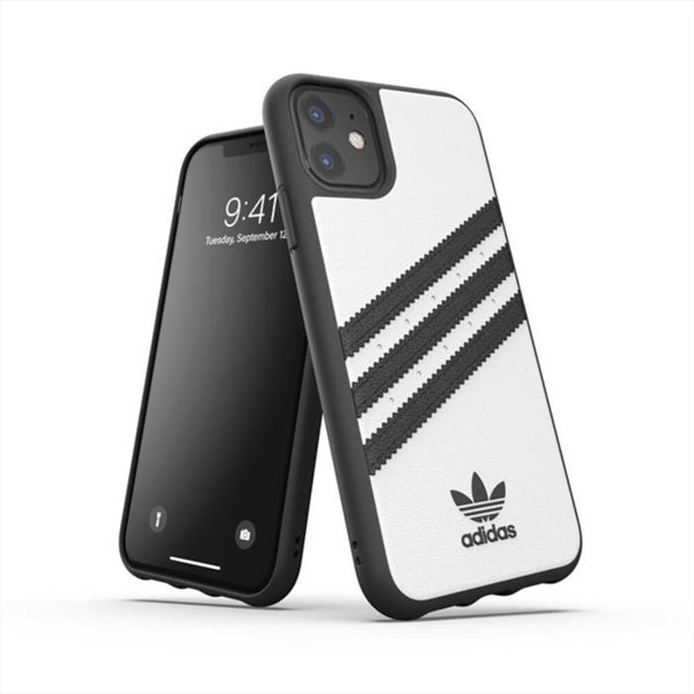 "CELLY - EX7891 ADIDAS SAMBA COVER IPHONE 12/12 PRO-Bianco/Nero"