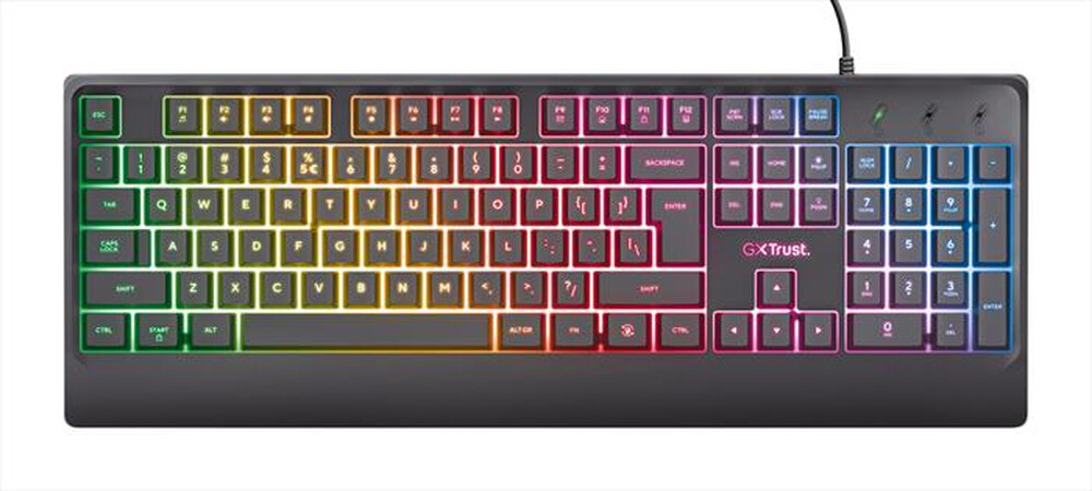 Immagine del prodotto TRUST - BASICS GAMING LED KEYBOARD IT-Black/RGB