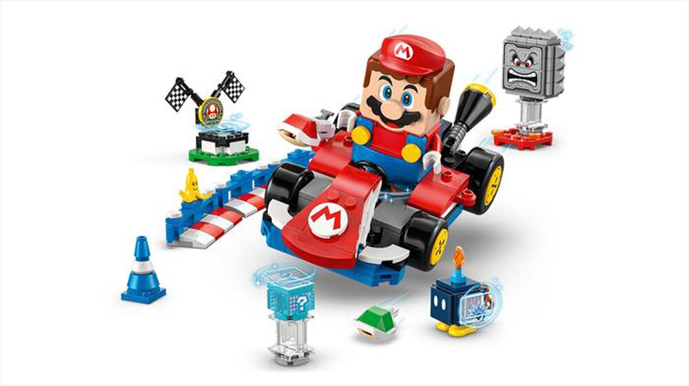 Immagine del prodotto LEGO - Mario Kart Mario interattivo e Kart standard 72043