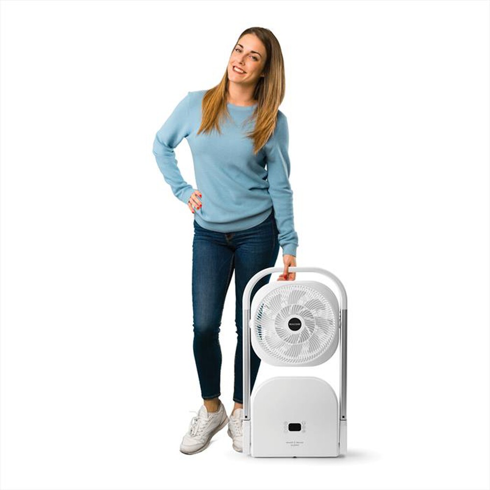 "MACOM - Ventilatore a piantana SLIMMY-bianco"