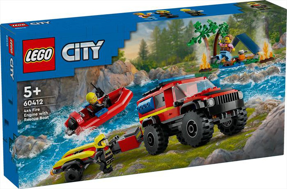 Immagine del prodotto LEGO - CITY Fire Fuoristrada antincendio e gommone 60412