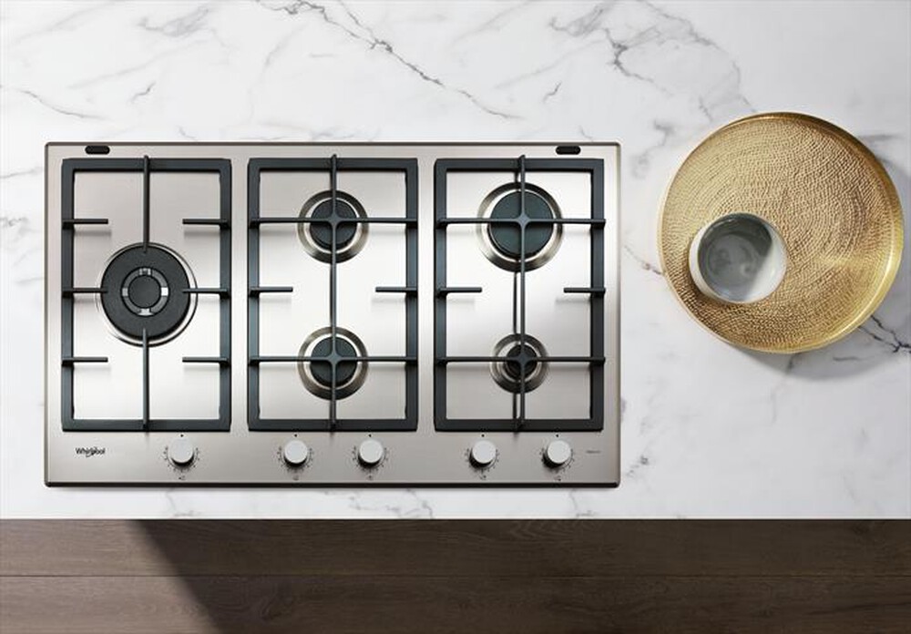 Immagine del prodotto WHIRLPOOL - Piano cottura a gas IXELIUM GMAL 9522/IXL-Acciaio inossidabile