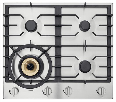 ASKO - Piano cottura a gas HG 1666 SB 4 fuochi 60cm-Acciaio