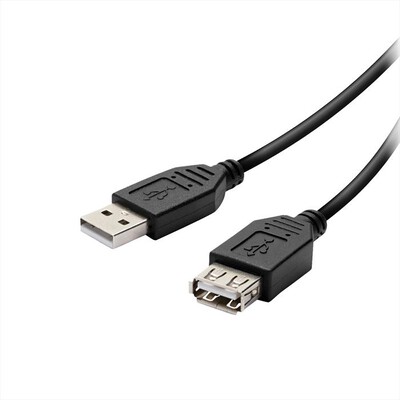SBS - Prolunga USB 2.0 Tipo A maschio Tipo A femmina-Nero