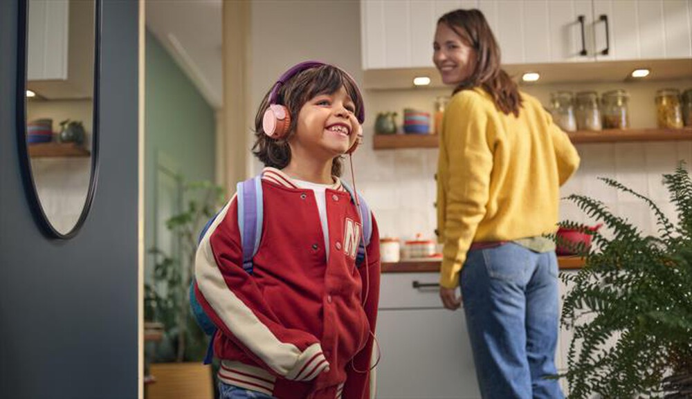 Immagine del prodotto PHILIPS - Cuffie on-ear cablate per bambini TAK2000MP/00-Viola Magenta