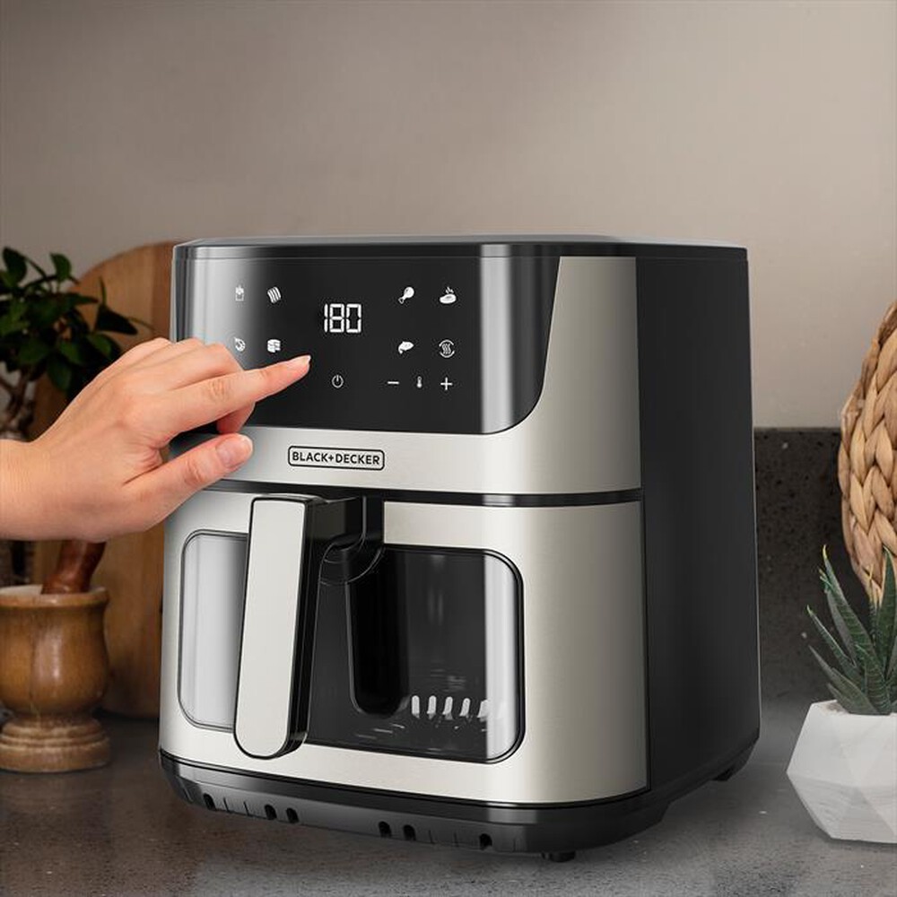 Immagine del prodotto BLACK & DECKER - Friggitrice ad aria BXAF8000E-GRIGIO/NERO