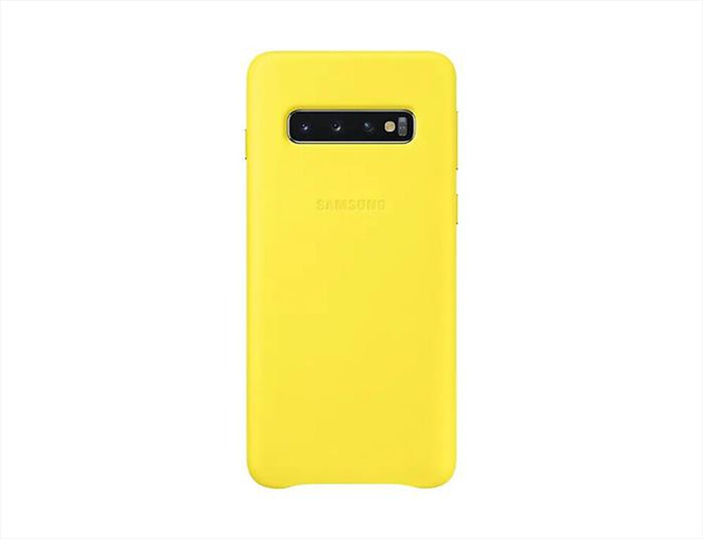 "SAMSUNG - LEATHER COVER GALAXY S10-GIALLO"