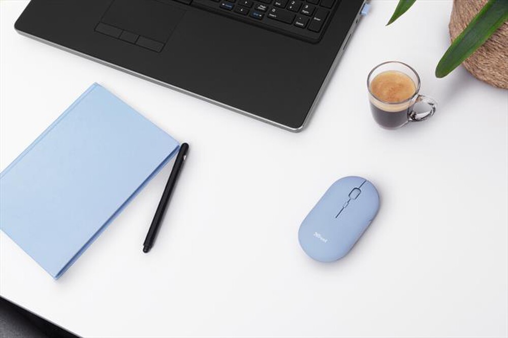"TRUST - PUCK WIRELESS MOUSE BLUE-Blue"